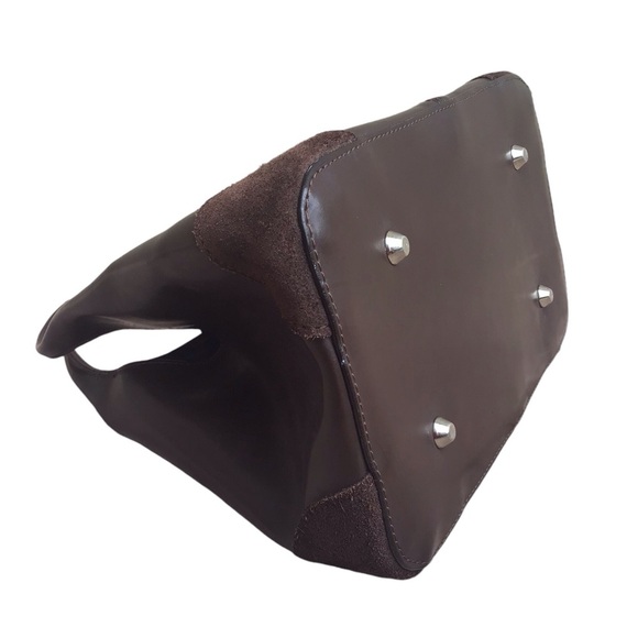 Tiffany & Fred Brown Leather & Suede Hobo With Buckle Detail - Picture 7 of 13